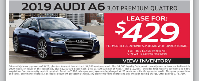 Audi Downtown LA Specials