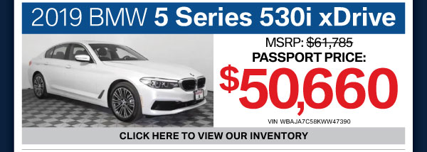 Passport BMW Specials