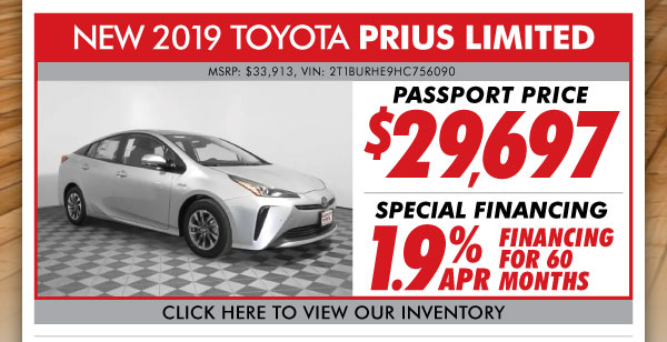 Passport Toyota Specials