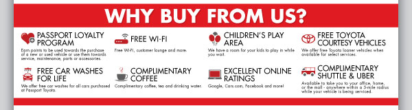 Passport Toyota Specials