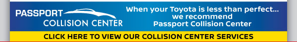 Passport Toyota Specials