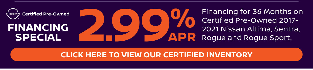 East Valley Nissan Pre-owned Specials