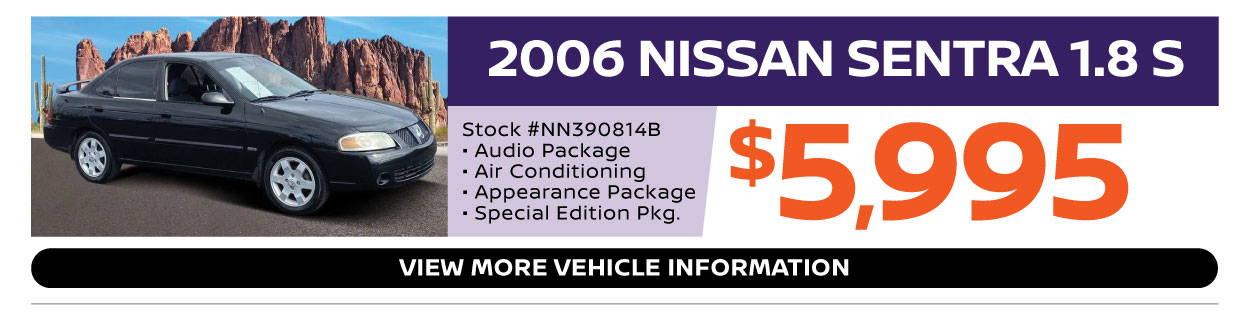 East Valley Nissan Pre-owned Specials