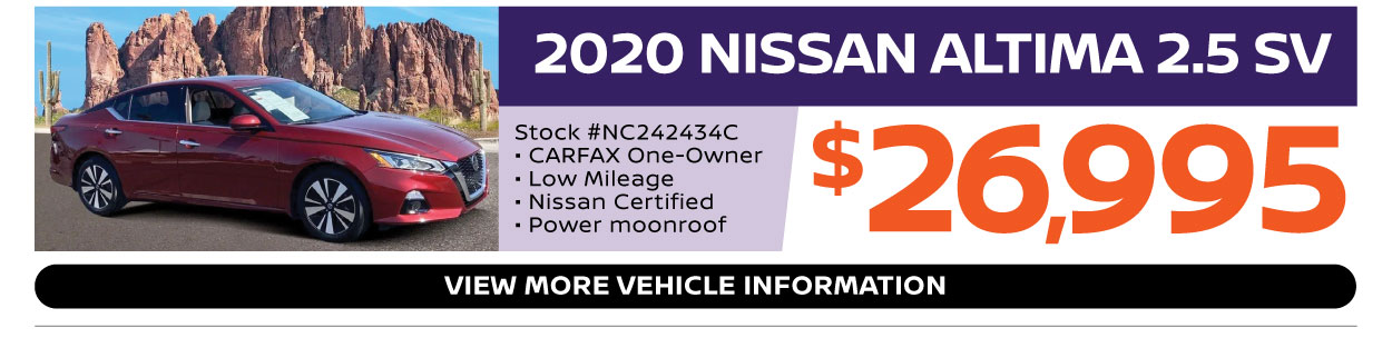 East Valley Nissan Pre-owned Specials